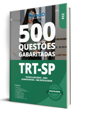 Caderno de Questões TRT-SP - Técnico Judiciário - Área Administrativa - Sem Especialidade - 500 Questões Gabaritadas - Imagem 1