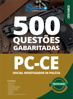 Caderno de Questões PC-CE - Oficial Investigador de Polícia em PDF - 500 Questões Gabaritadas - Imagem 1