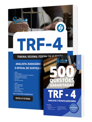 Combo TRF-4 - Analista Judiciário - Área Judiciária e Oficial de Justiça Avaliador Federal - Imagem 1