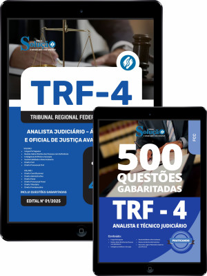 Combo TRF-4 - Analista Judiciário - Área Judiciária e Oficial de Justiça Avaliador Federal - Imagem 1