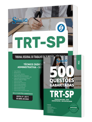 Combo TRT-SP - Técnico Judiciário - Área Administrativa - Sem Especialidade - Imagem 1