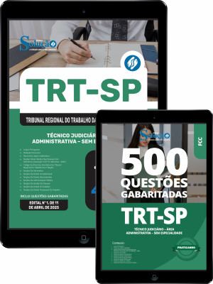 Combo TRT-SP - Técnico Judiciário - Área Administrativa - Sem Especialidade - Imagem 1