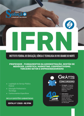 Apostila IFRN em PDF 2025 - Professor - Imagem 1