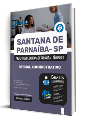 Apostila Prefeitura de Santana de Parnaíba - SP 2025 - Oficial Administrativo - Imagem 2