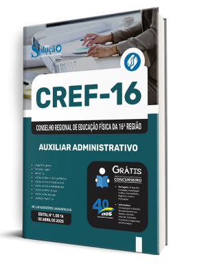 Apostila CREF-16 2025 - Auxiliar Administrativo - Imagem 2
