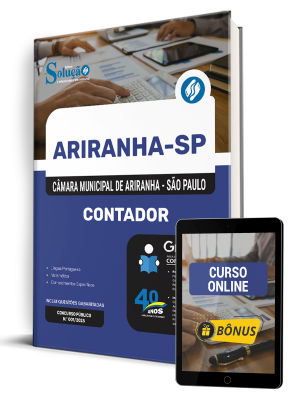 Apostila Câmara de Ariranha - SP 2025 - Contador - Imagem 1