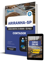Capa Apostila Câmara de Ariranha - SP 2025 - Contador