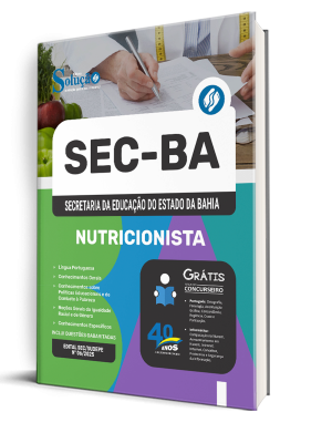 Apostila SEC-BA 2025 - Nutricionista - Imagem 2