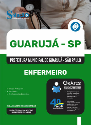 Apostila Prefeitura de Guarujá - SP em PDF 2025 - Enfermeiro - Imagem 1