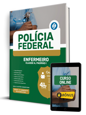 Apostila Polícia Federal (PF) 2025 - Enfermeiro - Classe A, Padrão I - Imagem 1