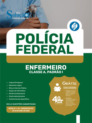 Apostila Polícia Federal (PF) 2025 - Enfermeiro - Classe A, Padrão I - Imagem 3