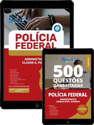 Combo Polícia Federal (PF) - Administrador - Classe A, Padrão I - Imagem 1