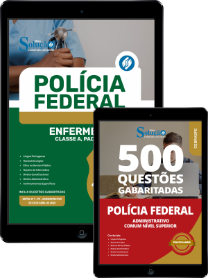 Combo Polícia Federal (PF) - Enfermeiro - Classe A, Padrão I - Imagem 1