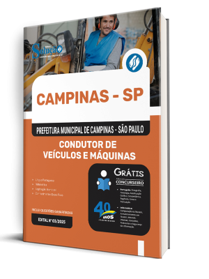 Apostila Prefeitura de Campinas - SP 2025 - Condutor de Veículos e Máquinas - Imagem 2