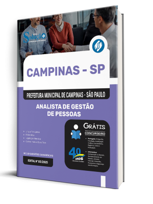 Apostila Prefeitura de Campinas - SP 2025 - Analista de Gestão de Pessoas - Imagem 2