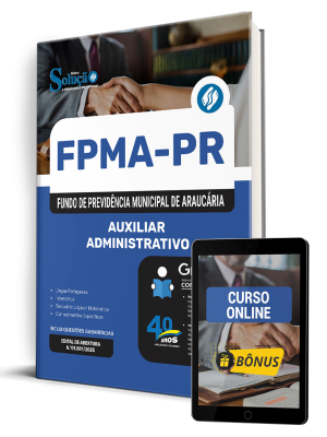 Apostila FPMA-PR 2025 - Auxiliar Administrativo - Imagem 1