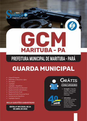 Apostila Prefeitura de Marituba - PA 2025 - Guarda Municipal - Imagem 3