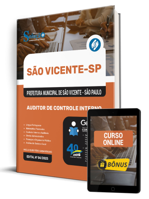 Apostila Prefeitura de São Vicente - SP 2025 - Auditor de Controle Interno - Imagem 1