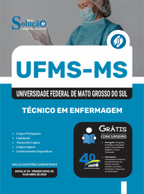 Apostila UFMS 2025 - Técnico em Enfermagem - Imagem 3