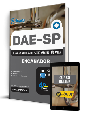 Apostila DAE Bauru 2025 - Encanador - Imagem 1