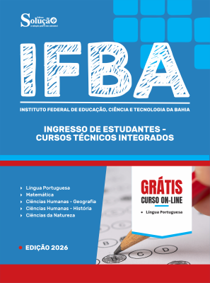 Apostila IFBA 2026 - Ingresso de Estudantes - Cursos Técnicos Integrados - Imagem 2