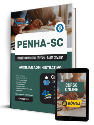Apostila Prefeitura de Penha - SC 2025 - Auxiliar Administrativo - Imagem 1