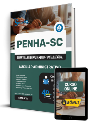 Apostila Prefeitura de Penha - SC 2025 - Auxiliar Administrativo - Imagem 1