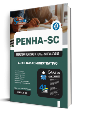 Apostila Prefeitura de Penha - SC 2025 - Auxiliar Administrativo - Imagem 2