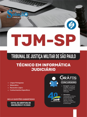 Apostila TJM-SP 2025 - Técnico em Informática Judiciário - Imagem 3