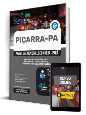 Apostila Prefeitura de Piçarra - PA 2025 - Motorista - Categoria “AB”, Motorista - Categoria “D” e Operador de Máquinas Pesadas - Imagem 1