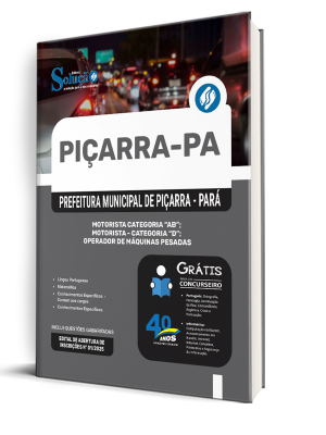 Apostila Prefeitura de Piçarra - PA 2025 - Motorista - Categoria “AB”, Motorista - Categoria “D” e Operador de Máquinas Pesadas - Imagem 2