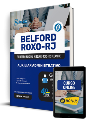 Apostila Prefeitura de Belford Roxo - RJ 2025 - Auxiliar Administrativo - Imagem 1