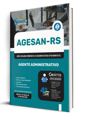 Apostila AGESAN-RS 2025 - Agente Administrativo - Imagem 2