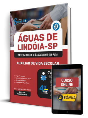 Apostila Prefeitura de Águas de Lindóia - SP 2025 - Auxiliar de Vida Escolar - Imagem 1
