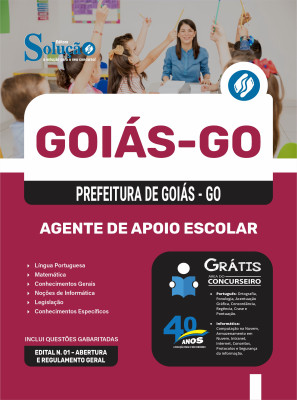 Apostila Prefeitura de Goiás - GO 2025 - Agente de Apoio Escolar - Imagem 3