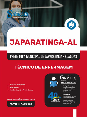 Apostila Prefeitura de Japaratinga - AL 2025 - Técnico de Enfermagem - Imagem 3