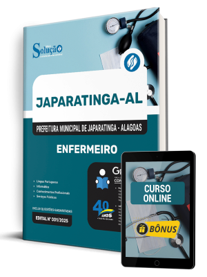 Apostila Prefeitura de Japaratinga - AL 2025 - Enfermeiro - Imagem 1