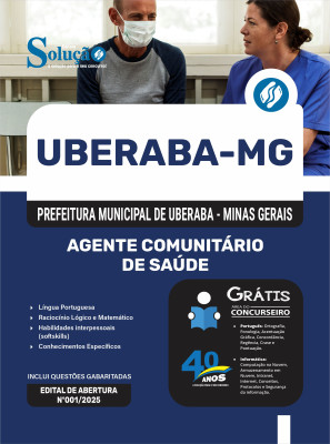Apostila Prefeitura de Uberaba - MG 2025 - Agente Comunitário de Saúde - Imagem 3