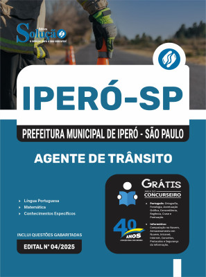 Apostila Prefeitura de Iperó - SP 2025 - Agente de Trânsito - Imagem 3
