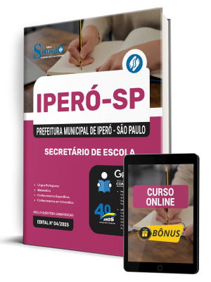 Apostila Prefeitura de Iperó - SP 2025 - Secretário de Escola - Imagem 1