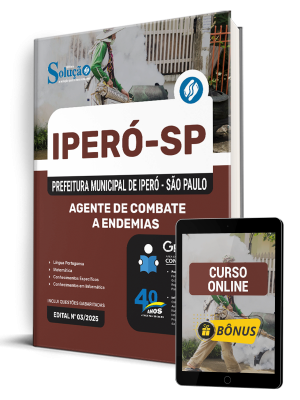 Apostila Prefeitura de Iperó - SP 2025 - Agente de Combate a Endemias - Imagem 1