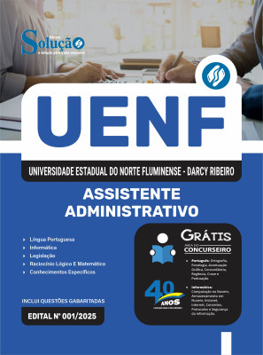 Apostila UENF 2025 - Assistente Administrativo - Imagem 3