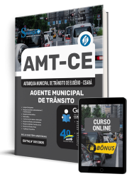Capa Apostila AMT Eusébio-CE 2025 - Agente Municipal de Trânsito