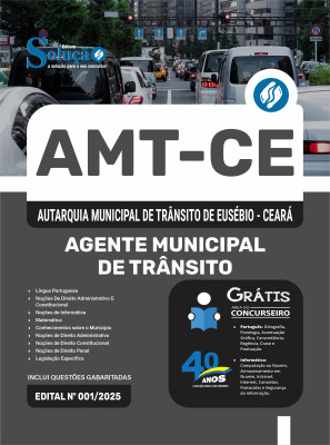 Apostila AMT Eusébio-CE 2025 - Agente Municipal de Trânsito - Imagem 3
