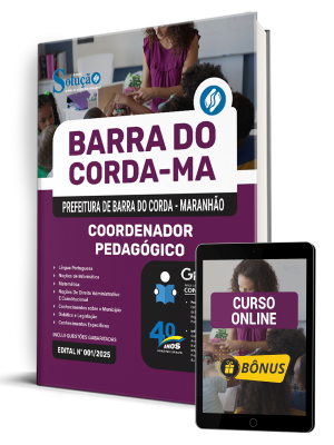 Apostila Prefeitura de Barra do Corda - MA 2025 - Coordenador Pedagógico - Imagem 1