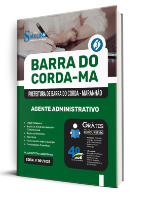 Apostila Prefeitura de Barra do Corda - MA 2025 - Agente Administrativo - Imagem 2