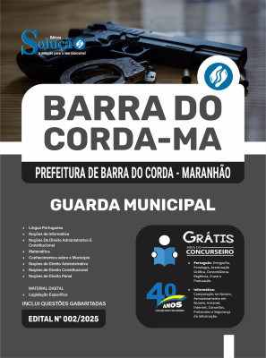 Apostila Prefeitura de Barra do Corda - MA 2025 - Guarda Municipal - Imagem 3