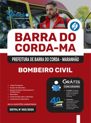 Apostila Prefeitura de Barra do Corda - MA 2025 - Bombeiro Civil - Imagem 3