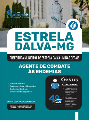 Apostila Prefeitura de Estrela Dalva - MG 2025 - Agente de Combate às Endemias  - Imagem 3