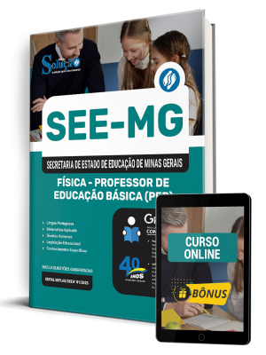 Apostila SEE-MG 2025 - Física - Professor De Educação Básica (PEB) - Imagem 1